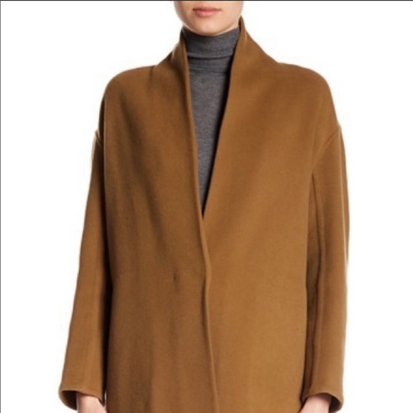 vince camel button coat